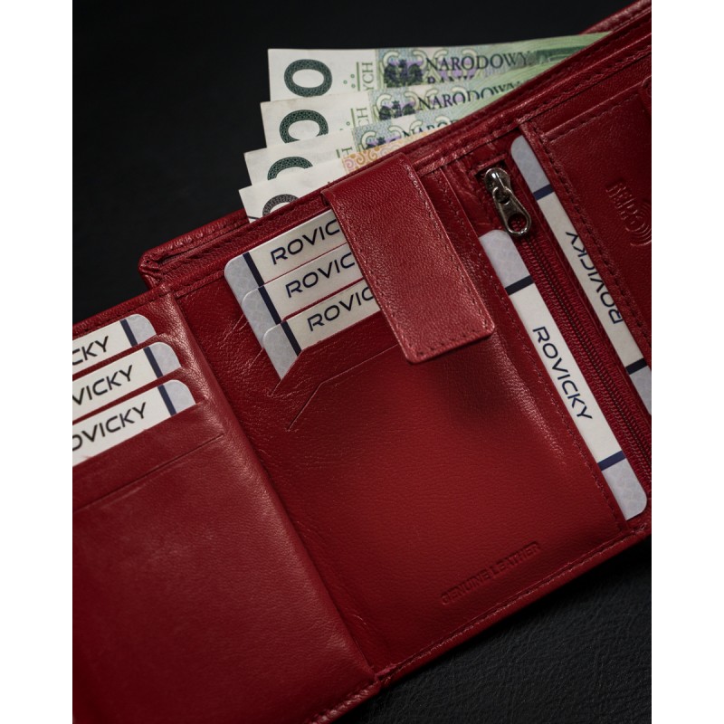 Кошелек женский Cavaldi RD-DB-05-GCL RED Кошелек женский Cavaldi RD-DB-05-GCL RED